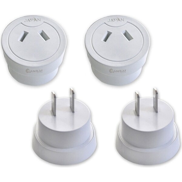 2x Universal Travel Power Adapter Australia AU/NZ to USA/Canada/Japan/Mexico