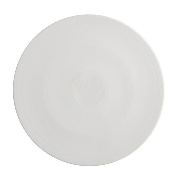 Maxwell & Williams 34cm White Basics Round Pavlova/Dessert Porcelain Plate/Dish