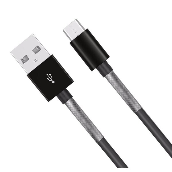 1M Usb Data Charge Cable Micro Usb Connector For Samsung Htc Metal Protected