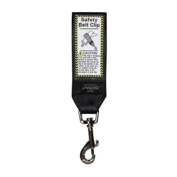 Rogz Safety Belt Black Dog Car Seat Belt