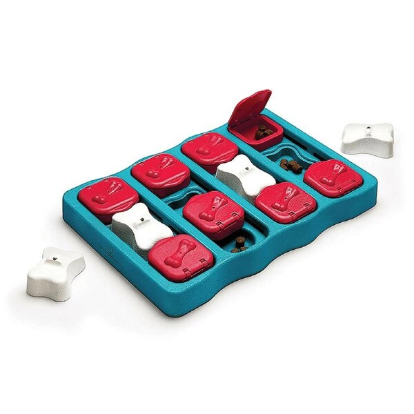 Nina Ottosson Dog Puzzle Toy Interactive Treat Dispenser - Dog Brick