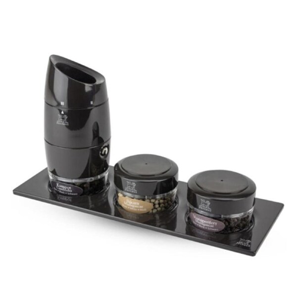 Peugeot Zanzibar u'Select Pepper Bar Set with Pepper Mill & 3 Peppers