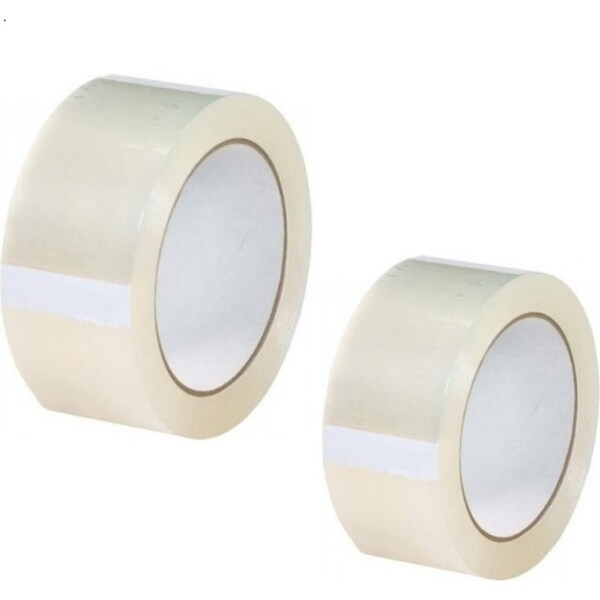 2 Rolls Packing Heavy Duty Packing Packaging Tape EXTRA STRONG 52 Microns 48mm