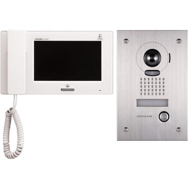 AIPHONE JPS4AEDF 7" Video Intercom Kit With Jp4med, Jpdvf and 24V P/S JPS-4AEDF Expandable To 4