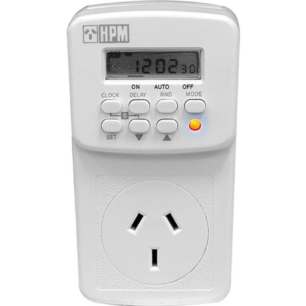 HPM D817/2DP 7 Day Digital Timer - Electrical Timer Up To 14 Different "On" and "Off" Switches