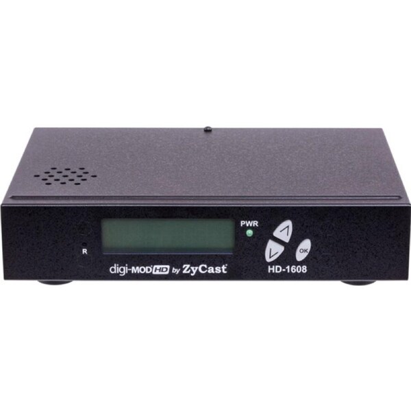 ZYCAST HD1608 Single Input Dvb-T Digital HD Mpeg-4 No IR No HDMI Loop Full Function Front LCD