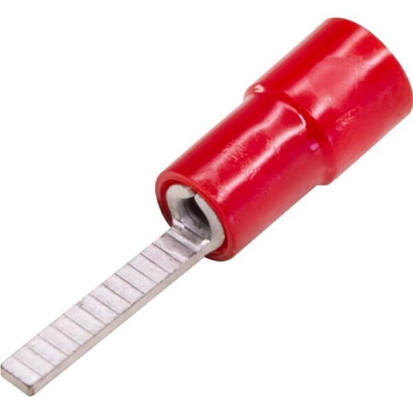 CABAC FB1.25-2-100 Flat Blade Connector Red 100Pk Wire Range 0.5 - 1Mm Squared FLAT BLADE