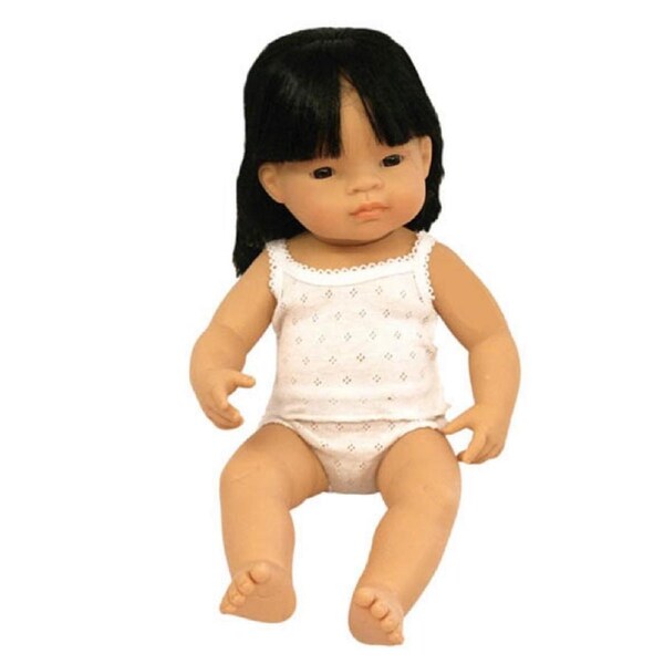 Miniland Educational Baby Doll Asian Girl 38cm
