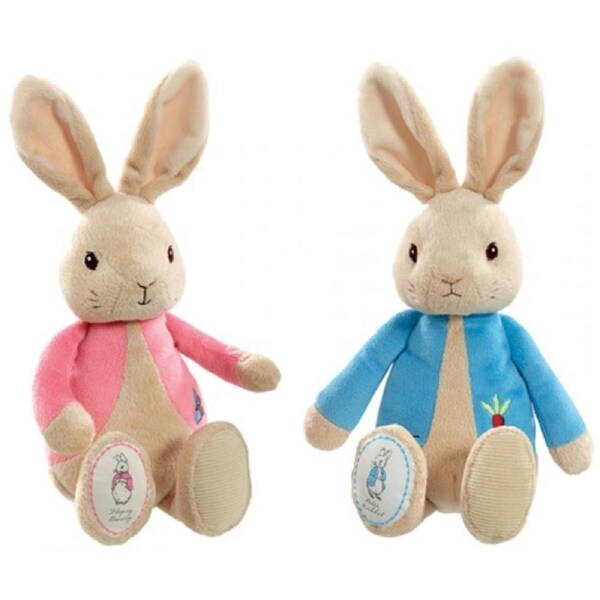 Beatrix Potter Peter Rabbit My First Bean Rattle Plush Set of 2