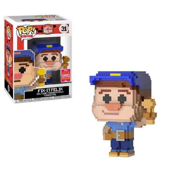 Funko Pop Wreck It Ralph 8 Bit Fix-It Felix 2018 SDCC #31