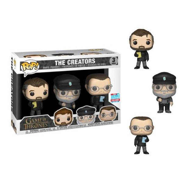 Funko POP Game Of Thrones Creators 3 Pck NYCC 2018