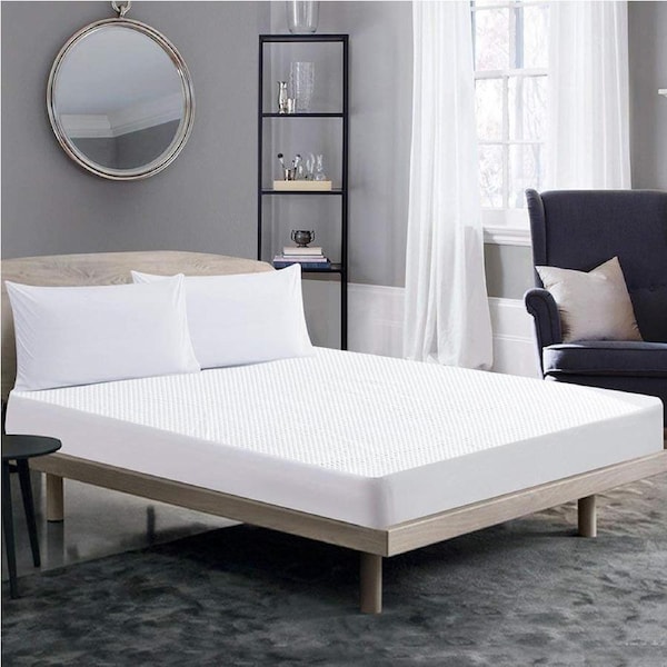 Dreamz Cooling Mattress Protector Fitted Sheet Cover Waterproof Queen King Double