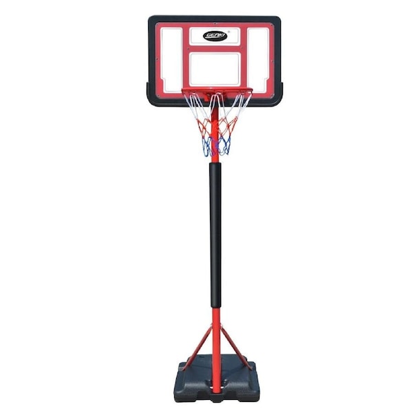 Genki 1.05 1.65m Kid Portable Basketball Hoop Stand Backboard Net Ring Ball Set