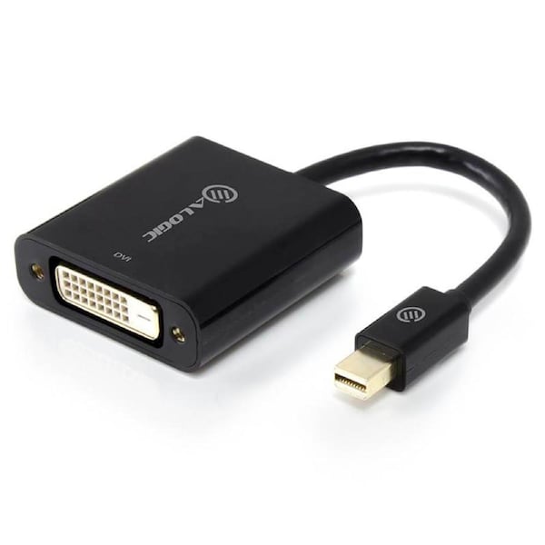 Alogic 20cm Mini DisplayPort to DVI Adapter Male to Female Elements [MDP-DVBK-ACO]