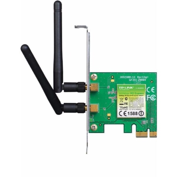TP-Link TL-WN881ND 300Mbps Wireless N PCI-Express Network Card Antenna PCIE MIMO
