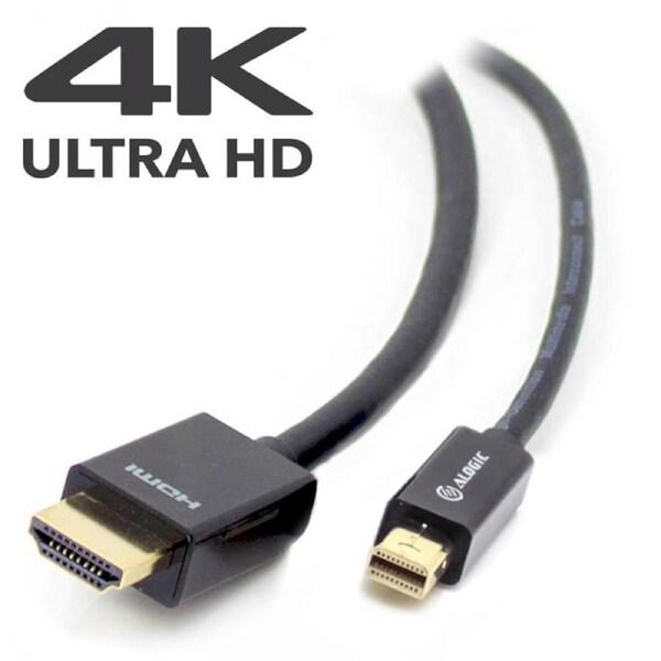 Alogic 1m Mini DisplayPort to HDMI Cable with 4K Support M to M [MDP-HD4K-01-MM]
