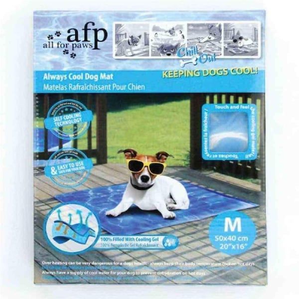 Dog Cooling Mat - Always Cool Chill Out Bed Puppy Pet Pad Medium