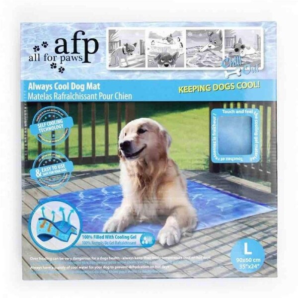 Dog Cooling Mat - Always Cool Chill Out Bed Puppy Pet Pad Large