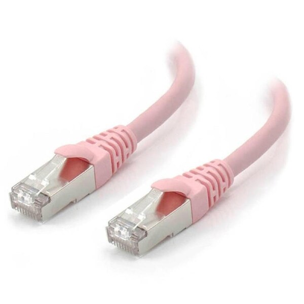 Alogic 0.5m Pink 10GbE Shielded CAT6A LSZH Network Cable [C6A-0.5-Pink-SH]