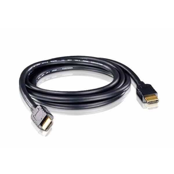 Aten 2m High Speed HDMI Cable with Ethernet Gold-plated Support 4K 3D Video [2L-7D02H-1]