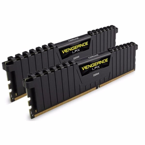 Corsair Vengeance LPX DDR4 2133MHz 16GB 2x8GB Black Gaming Memory RAM PC [CMK16GX4M2A2133C13]