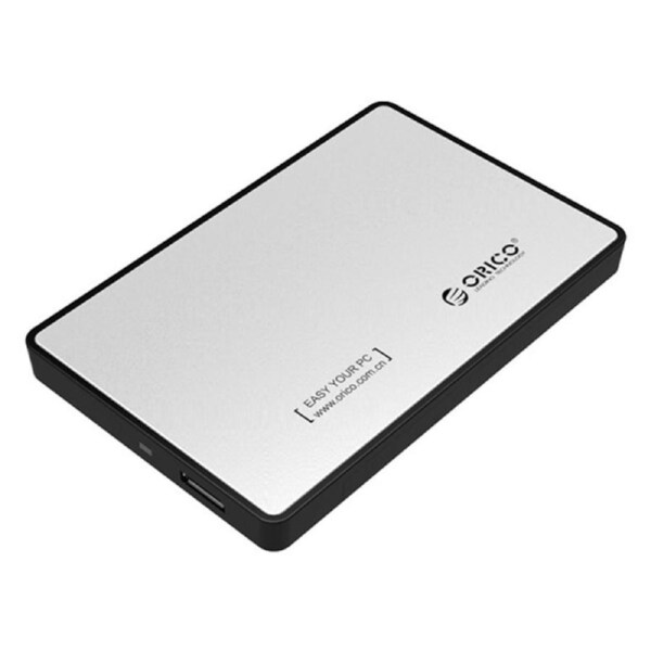 Orico 2588US3 USB 3.0 External 2.5" SATA SSD HDD Hard Disc Drive Enclosure Silver [2588US3-V1-SV]
