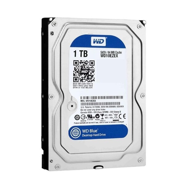Western Digital 1 TB Internal 3.5" Caviar Blue 1TB 1000GB 7200 RPM 64MB [WD10EZEX]