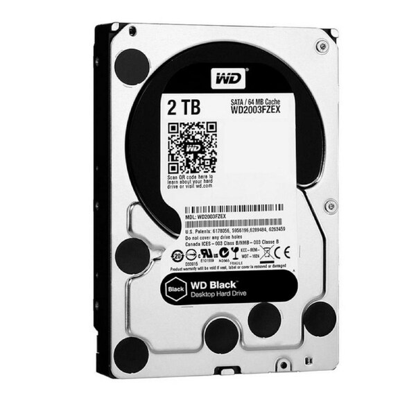 Western Digital Black 2TB 3.5" SATA Internal Desktop Hard Drive HDD 7200RPM [WD2003FZEX]
