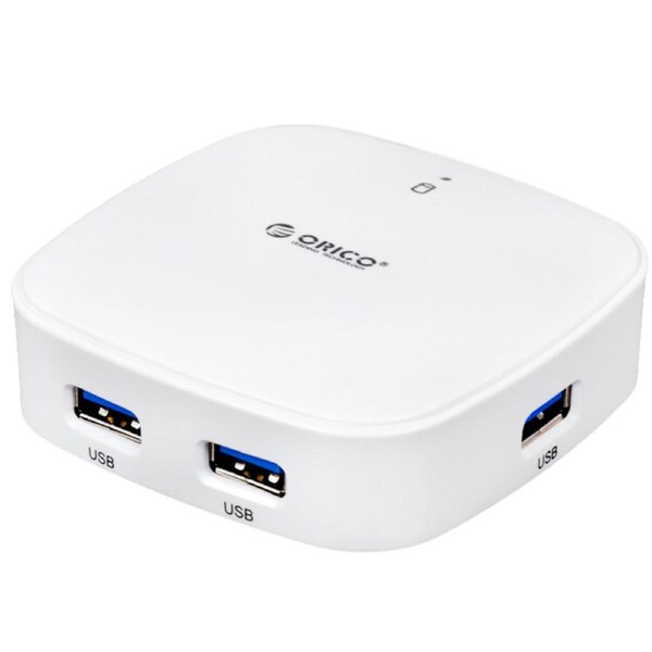 Orico Portable 4 Ports USB 3.0 Hub 4 Port USB Mini Adapter Super Speed 5Gbps H4818 [H4818-U3]