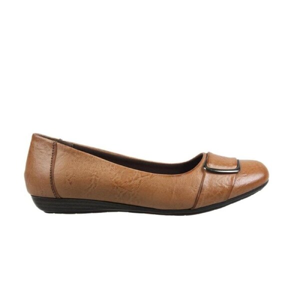 Bellissimo Womens Michelle Flats Shoes Comfortable Classic Casual Tan / US 6