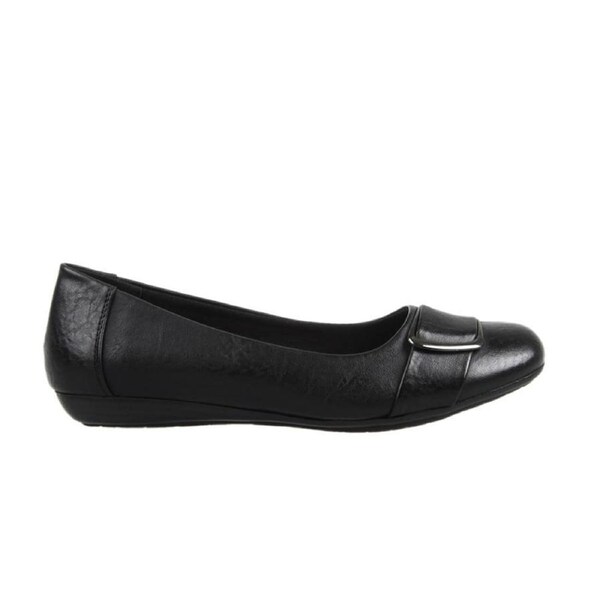 Bellissimo Womens Michelle Flats Shoes Comfortable Classic Casual Black / US 5