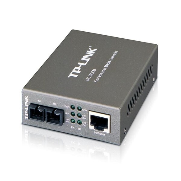 TP-Link MC100CM 10/100Mbps RJ45 to 100Mbps multi-mode SC fiber Converter