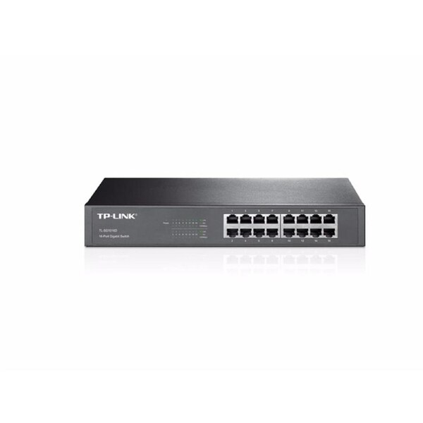 TP-Link TL-SG1016D 16 Port Gigabit Unmanaged Ethernet Network Desktop Switch