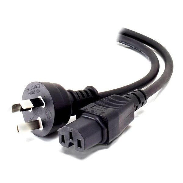 Alogic 5m Aus 3 Pin Mains Plug to IEC C15 High Temperature Cable [MF-3PC15-05]