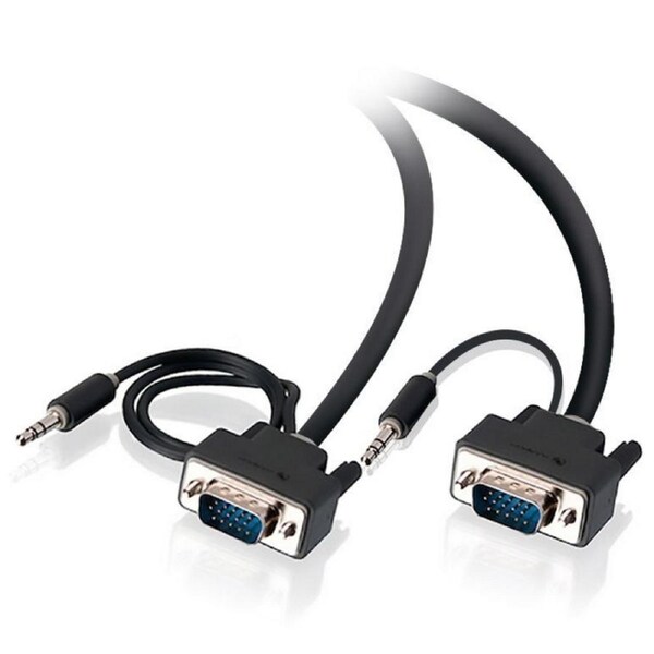 Alogic 10m Slim flexible VGA Cable with 3.5mm Stereo Audio Cable [VGA-MM-10-APS]