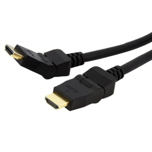 Astrotek HDMI Cable 2m v1.4 19 pins Type A Male to Male 180 Degree Swivel Type [AT-HDMI-MM-180D-2]
