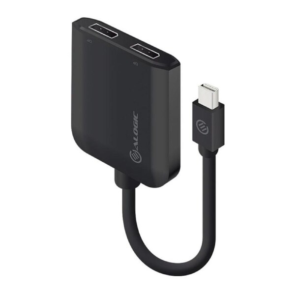 Alogic Mini DisplayPort to Dual DisplayPort 1.2 Adapter - 4K - 30 Hz [MDP2DP-ADP]