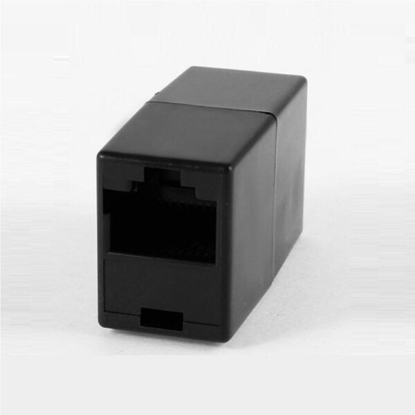 NewBee RJ45 Cat5e Joiner Coupler Connector For Ethernet LAN Network DSL Black [NB-JOINER-BK]