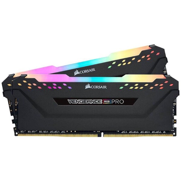Corsair Vengeance RGB PRO 16GB(2x8GB) DDR4 3200MHz C16 Desktop Gaming Memory [CMW16GX4M2C3200C16]