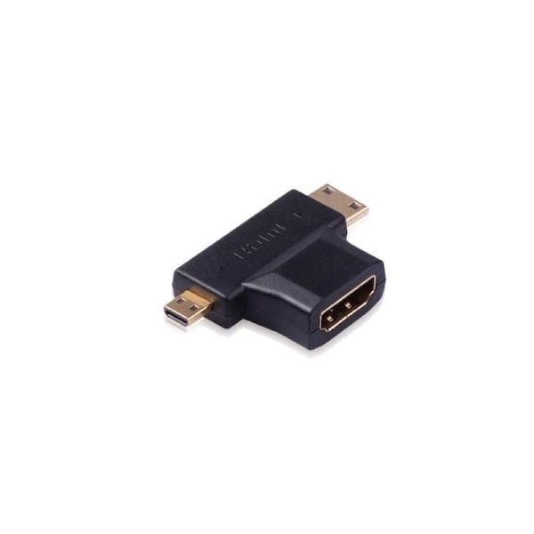 Alogic Micro & Mini HDMI to HDMI Adapter - Male to Female [HDMI-SPL-ADP]