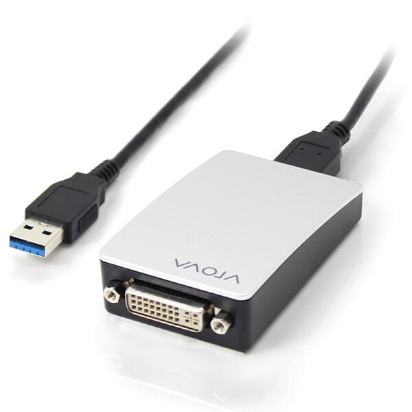 Alogic Vrova USB 3.0 to DVI/VGA External Multi Display Adapter Up to 2048 x 1152 [U3DVVG-ADP]