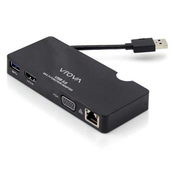 Alogic Vrova USB 3.0 Universal Portable Docking Station HDMI/VGA/Gigabit Ethernet/USB [VU3DUP]