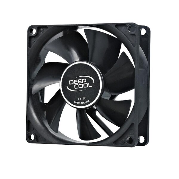 DeepCool XFAN 80mm Hydro Bearing Case Fan Molex 20dB 1800 RPM 80x80x25mm [DP-FDC-XF80]