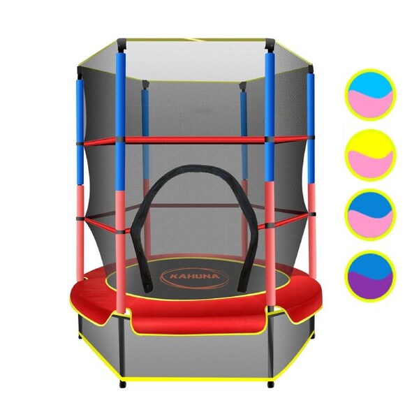 4.5ft Kahuna Trampoline Round Free Safety Net Spring Pad Cover Mat Outdoor