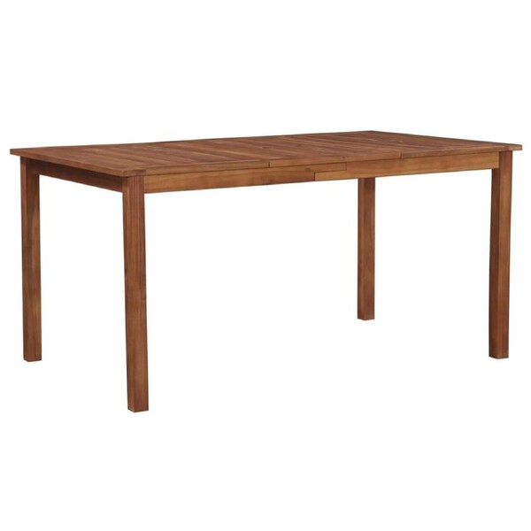 Garden Table 150x90x74 cm Solid Acacia Wood vidaXL