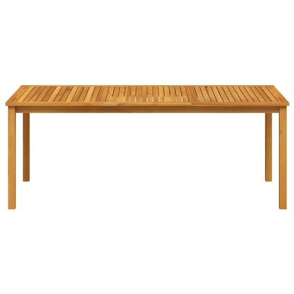 Garden Table 200x100x74 cm Solid Acacia Wood vidaXL