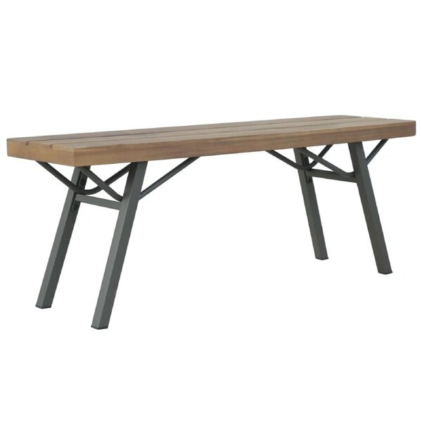 Garden Bench 120 cm Solid Acacia Wood vidaXL
