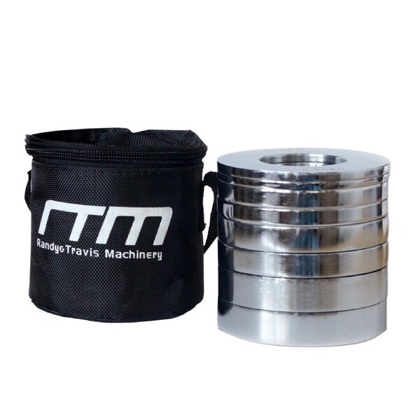 Chrome Metric Fractional Olympic Weight Plates 0.25 to 1kg Set