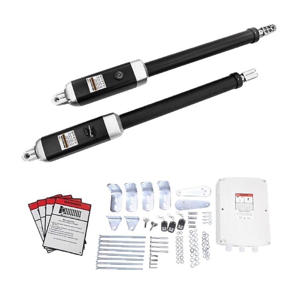 1000KG 20W Solar Double Swing Auto Motor Remote Gate Opener