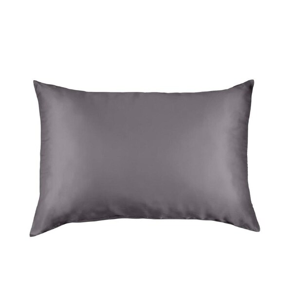 Royal Comfort Pure Silk Pillow Case 100% Mulberry Silk Hypoallergenic Pillowcase Charcoal